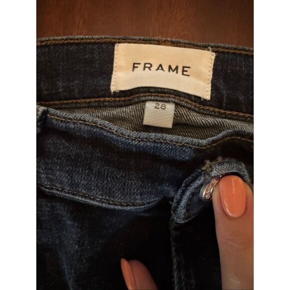 Frame Denim Le Garçon Crop - Picture 3 of 10